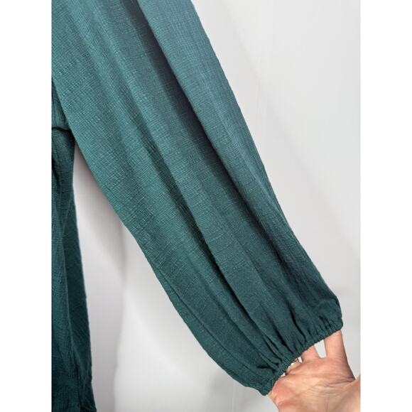 Max Studio Top Womens 2X Green Balloon Sleeves Pullover NEW Holiday Office - Picture 3 of 12